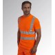 DIADORA T-SHIRT HV ISO 20471 ARANCIONE FLUO