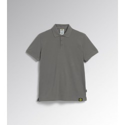 Diadora Utility POLO MC ATLAR ORGANIC STEEL GRAY