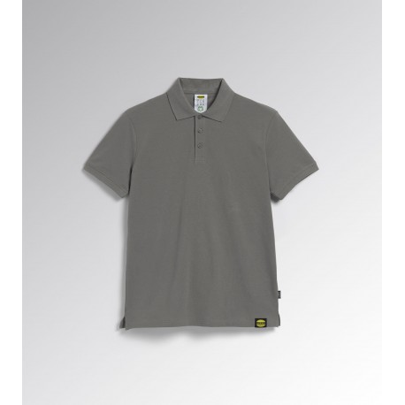 Diadora Utility POLO MC ATLAR ORGANIC STEEL GRAY