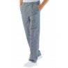 ISACCO PANTALONE CUOCO PIED DE POULE