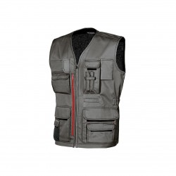 U-POWER FUN STONE GREY Gilet da lavoro