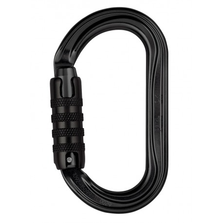 PETZL OK  Moschettone ovale leggero NERO