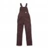 CARHARTT CRAWFORD DOUBLE-FRONT BIB BROWN