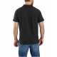 CARHARTT FORCE® RELAXED FIT MIDWEIGHT SHORT-SLEEVE POCKET POLO NAVY