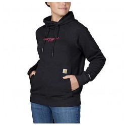 CARHARTT FORCE™ RELAXED FIT LIGHTWEIGHT GRAPHIC HOODED SWEATSHIRT BLACK