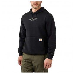 CARHARTT FORCE™ RELAXED FIT LIGHTWEIGHT LOGO GRAPHIC SWEATSHIRT BLACK