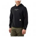 CARHARTT FORCE™ RELAXED FIT LIGHTWEIGHT LOGO GRAPHIC SWEATSHIRT BLACK