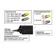 Torcia frontale LED Velamp ricaricabile con sensore di movimento