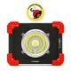 Faretto led 20w ricaricabile 1200 lumen con powerbank sauron