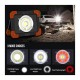 Faretto led 20w ricaricabile 1200 lumen con powerbank sauron