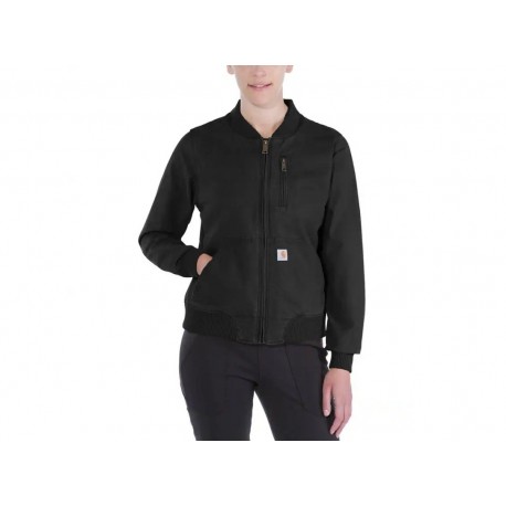 CARHARTT Rugged Flex™ Relaxed Fit Canvas Jacket BLACK